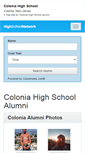 Mobile Screenshot of coloniahighschool.org